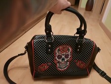 Totenkopf handtasche schultert gebraucht kaufen  Chemnitz