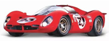 Carro de corrida Ferrari 1966 Le Mans 1:24 carroceria de metal personalizada modelo 18 carrossel vermelho 12 comprar usado  Enviando para Brazil