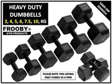 Pvc hex dumbbells for sale  OLDHAM