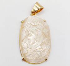 Pendentif vintage 18k d'occasion  Paris II