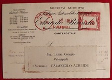 Cartolina ciclismo biciclette usato  Pistoia
