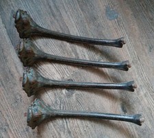 Suporte de prateleira de rolagem antigo de ferro fundido rústico vintage, pernas de mesa?, usado comprar usado  Enviando para Brazil