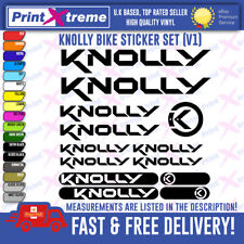 Knolly bike decal for sale  WALTHAM ABBEY
