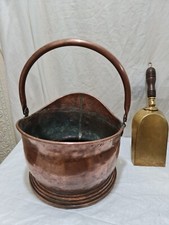 Copper coal scuttle for sale  STOKE-ON-TRENT