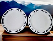 RARO VINTAGE. Conjunto de 2 pratos de salada listras satélite NEWCOR comprar usado  Enviando para Brazil