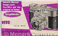 Voigtlander dynamatic camera usato  Spedire a Italy