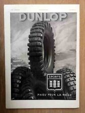 Publicité 1936 dunlop d'occasion  Bordeaux-