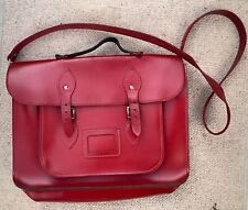 Red leather wide for sale  Shipping to Ireland