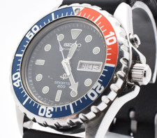 [EXC+4]▶️SEIKO PEPSI 5M43-0A40 Relógio Vintage Masculino Cinético 5 Esportes 200 JAPÃO #93 comprar usado  Enviando para Brazil