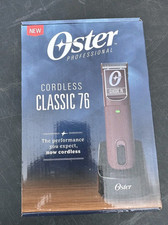 Cortador de lâmina destacável Oster Professional sem fio clássico 76 salão profissional barbeiro comprar usado  Enviando para Brazil