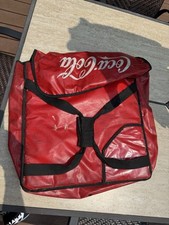 Bolsa de entrega de pizza vintage Coca COLA NOSTÁLGICA! 3 pizzas de 18 pol. com isolamento térmico comprar usado  Enviando para Brazil