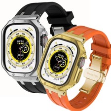 Kit Mod Capa Macia AP Pulseira Esportiva para Apple Watch Ultra 2 9 8 7 Correia Capa Reajustada comprar usado  Enviando para Brazil