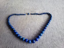 Lapislazuli kette collier gebraucht kaufen  Lübeck