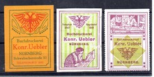 Werbemarke vignette buchdrucke gebraucht kaufen  Hamburg