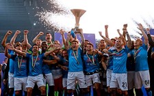 Napoli scudetto campioni usato  Genova