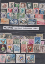Timbres monaco lot d'occasion  Digne-les-Bains