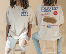 Camiseta The Bear Show, Jeremy Allen branca sanduíche de carne italiana comprar usado  Enviando para Brazil