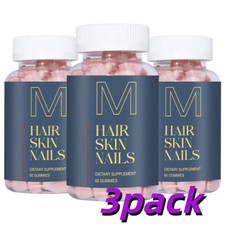 Gomas de pele e unhas para cabelo, vitaminas veganas de biotina, cabelo saudável - Pacote com 3 comprar usado  Enviando para Brazil