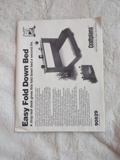 Planos de cama fáceis de dobrar criam economia de espaço móveis de quarto planos para artesanato 1993 comprar usado  Enviando para Brazil