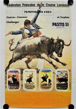 Affiche corrida temporada d'occasion  La Courtine