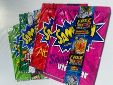 DBZ Dragonball Z Tazo Dizk 2001 Series 1 Pacote de Chip Vazio Vintage PACOTE SAMBOY comprar usado  Enviando para Brazil