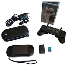 Console PSP portátil Sony PSP-1001 Playstation pacote preto estojo carregador de bateria comprar usado  Enviando para Brazil