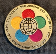 Abzeichen ddr weltfestspiele gebraucht kaufen  Göttin, -Neustadt