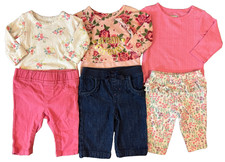 Lote de Roupas para Bebê Menina 0/3 Meses Calças L/S Bodysuits Jeans Camisas Roupas Primavera comprar usado  Enviando para Brazil