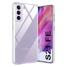 Luxus Hülle Samsung Galaxy S21 FE 5G Silikon Schutz Handyhülle TPU Tasche Klar comprar usado  Enviando para Brazil
