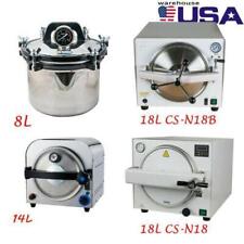 Esterilizador de vapor autoclave dental 8L 14L 18L equipo médico de laboratorio certificado CE segunda mano  Embacar hacia Mexico