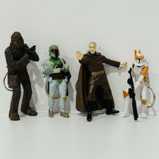 Lote de 4 chaveiros colecionáveis Star Wars 2007 comprar usado  Enviando para Brazil