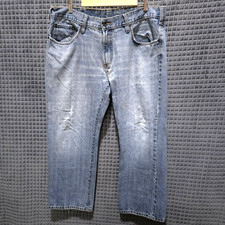 Vtg distressed jeans d'occasion  Expédié en Belgium