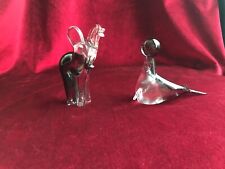 Coppia sculture vetro usato  Schiavon