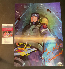 Impressão colorida assinada por Doug Erholtz e Tom Gibis JSA AUTOS dubladores "Naruto" UAU! comprar usado  Enviando para Brazil