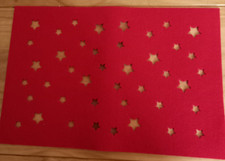 Thick red felt for sale  GILLINGHAM