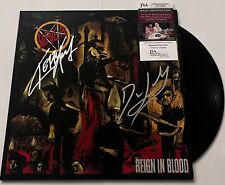 Usado, KERRY KING DAVE LOMBARDO ASSINADO SLAYER REINADO EM SANGUE LP DISCO DE VINIL JSA CERTIFICADO DE AUTENTICIDADE comprar usado  Enviando para Brazil