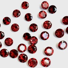Lote por atacado de pedra preciosa calibrada solta granada Moçambique redonda de 2,5 mm a 10 mm comprar usado  Enviando para Brazil