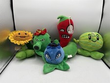 LOTE DE 5 PLANTAS VS XOMBIES PELÚCIA - VENTOSA/CLIPE BRINQUEDOS DE PELÚCIA GIRASSOL , usado comprar usado  Enviando para Brazil