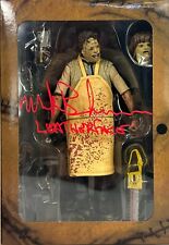 Boneco NECA assinado por Mark Burnham certificado de autenticidade JSA Leatherface Texas Chainsaw Massacre comprar usado  Enviando para Brazil