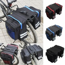 Bolsa de transporte de bicicleta MTB rack traseiro bolsa porta-malas de bicicleta assento traseiro lado duplo, usado comprar usado  Enviando para Brazil
