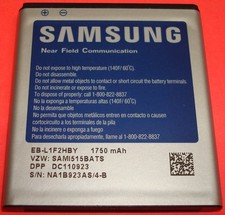 Bateria padrão SAMSUNG EB-L1F2HBY OEM 1850 mAh para Galaxy Nexus Prime i515 comprar usado Bateria padrão SAMSUNG EB-L1F2HBY OEM 1850 mAh para Galaxy Nexus Prime i515 comprar usado  Enviando para Brazil
