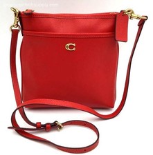 Coach red pebbled for sale  Birmingham