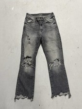 Jeans MOTHER The Insider Crop Step Chew cinza desgastado tamanho 25 comprar usado  Enviando para Brazil