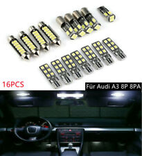 16X SMD LED Innenraumbeleuchtung Für Audi A3 8P 8PA Weiss Innenbeleuchtung Weiß comprar usado  Enviando para Brazil