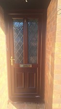 Upvc rosewood whitedoor for sale  SOUTHAMPTON