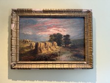 Antique oil canvas for sale  COLWYN BAY
