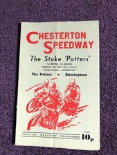 Speedway programme chesterton for sale  POOLE