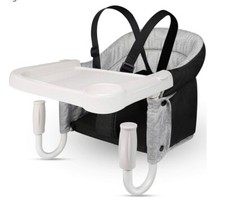 Cadeira de mesa rápida Toonoon bebê portátil cinza gancho na cadeira com bandeja de jantar comprar usado  Enviando para Brazil