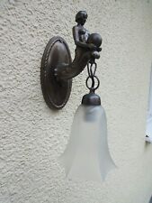 Jugendstil wandlampe glasschir gebraucht kaufen  Gröbenzell