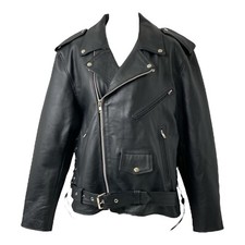 Men leather biker for sale  Madison